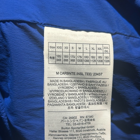 Burton Carbonate short sleeve insulator - Picture 4 of 6